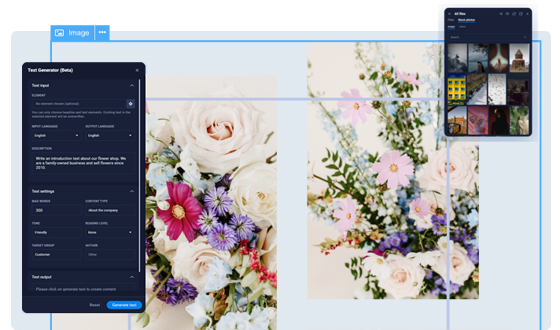 Easy to add content Easy to add content